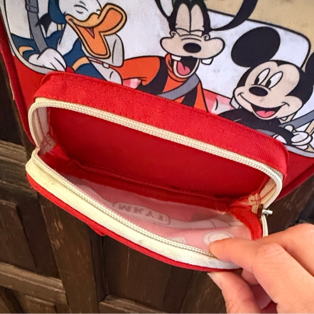 Disney Mickey Mouse Red and White Backpack - Picture 4 of 6